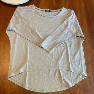 Uget long sleeve gray knit top size XL